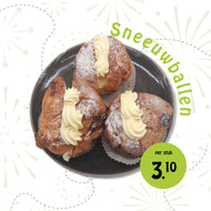 Sneeuwbal met rozijnen