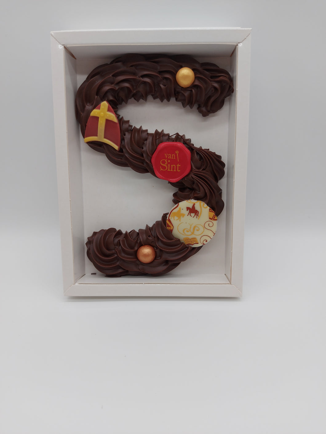 Room chocolade letter puur