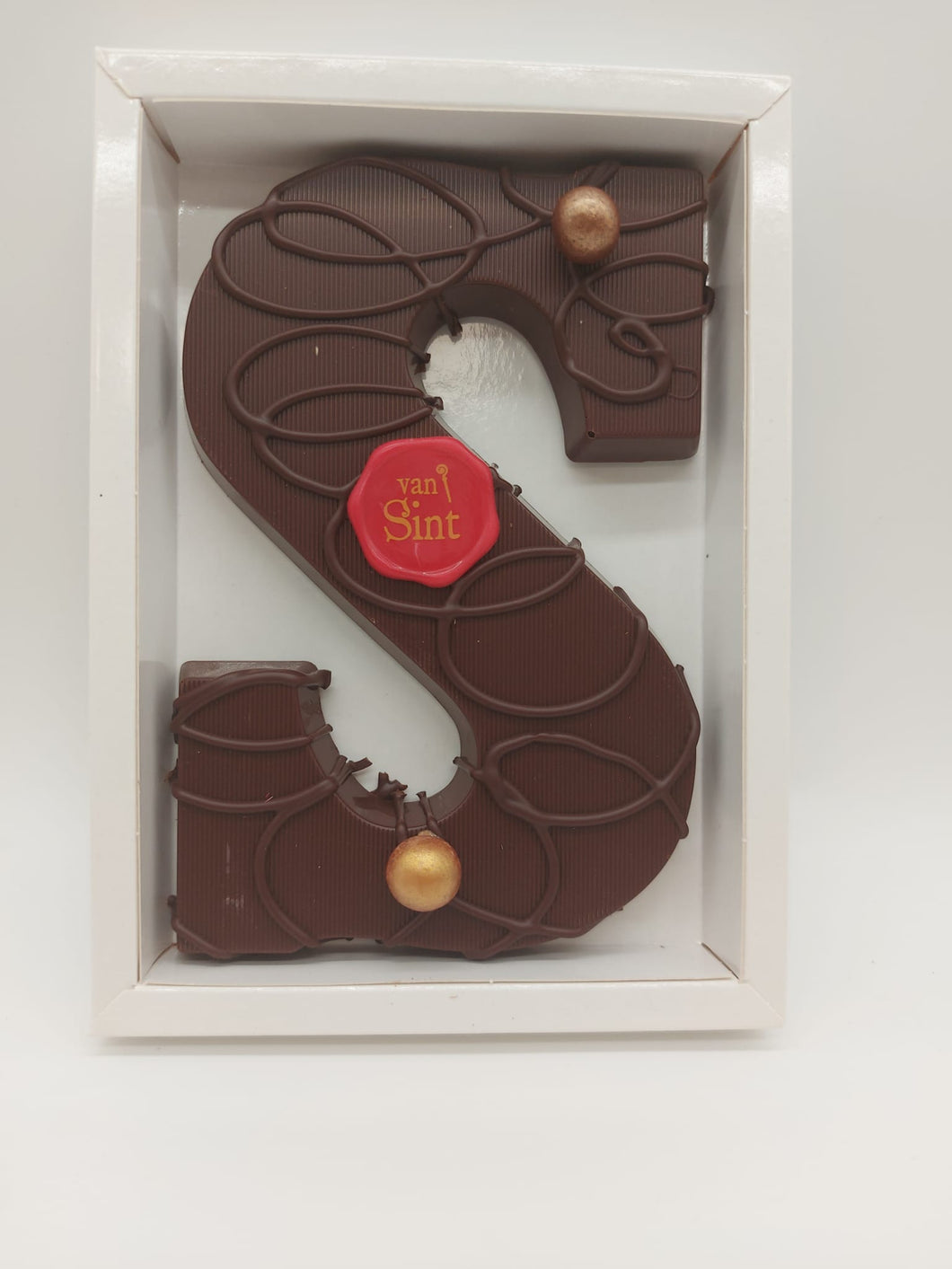 Chocolade letter massief puur