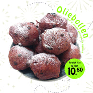 Oliebollen met krenten en rozijnen